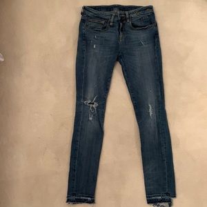 R13 Alison Skinny Low Rise Jean